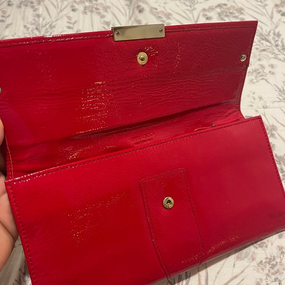 Jimmy Choo Red Leather Clutch